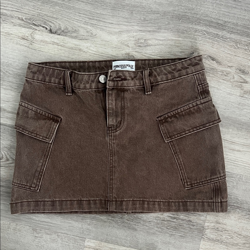 Princess Polly Chocolate Mini Skirt